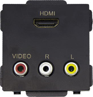 Розетка TV/AV, HDMI "Hi-tech MN"