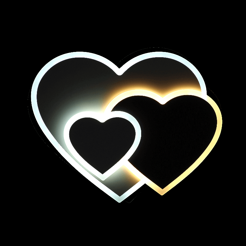 Светильник универсальный Black & White "Heart"