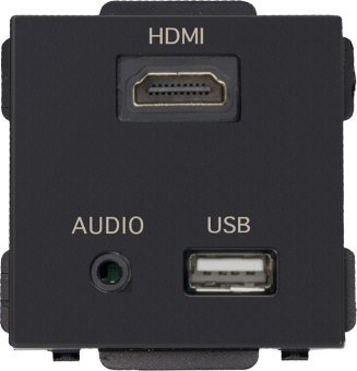 Розетка HDMI+AUX+USB "Hi-tech MN"