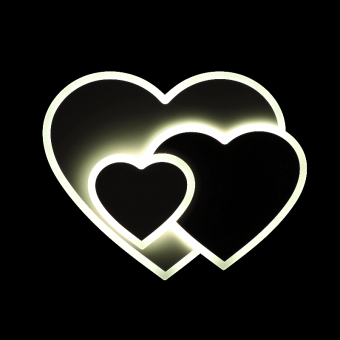 Светильник универсальный Black & White "Heart"